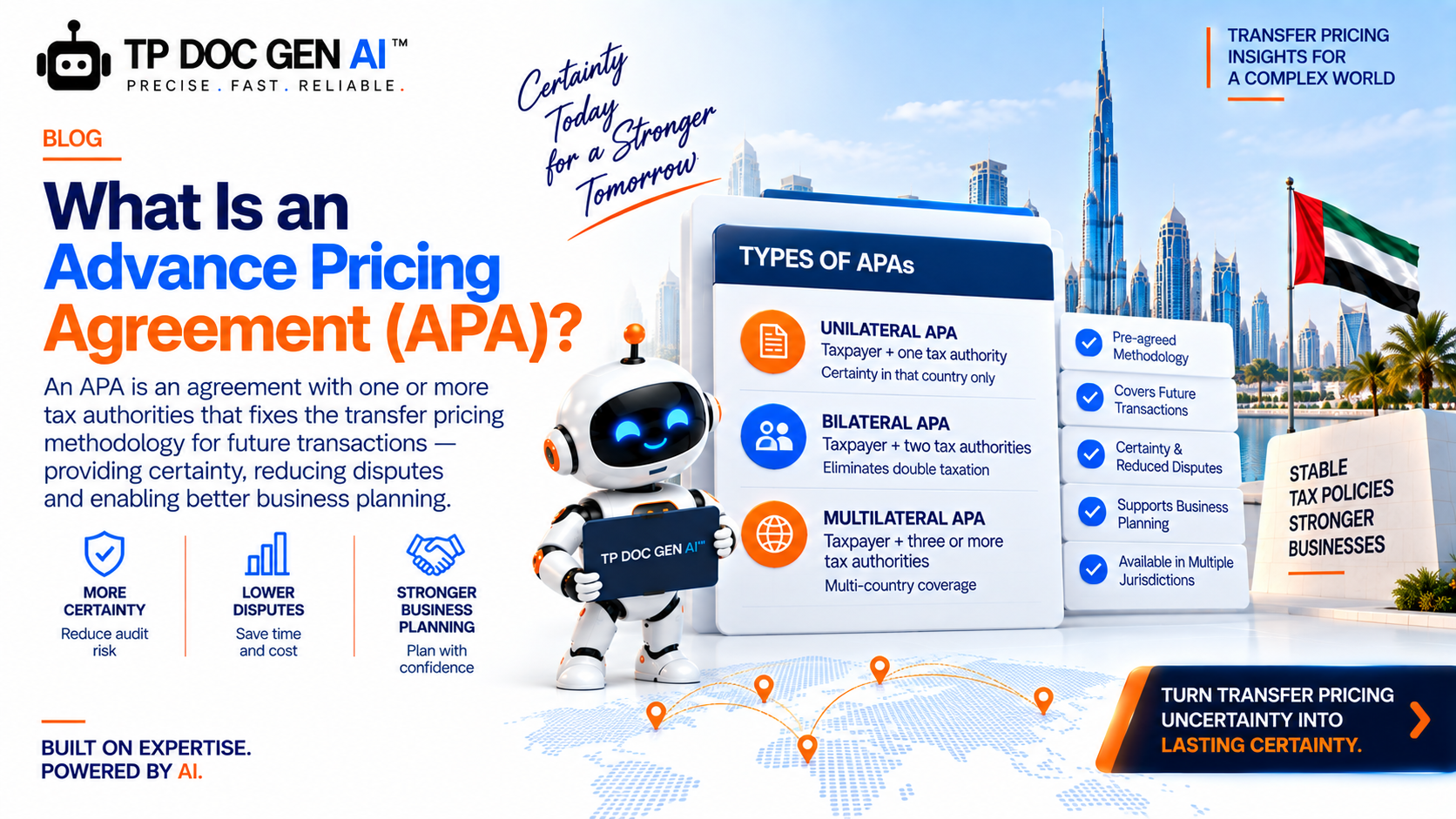 Advance pricing agreement between taxpayer and tax authorities